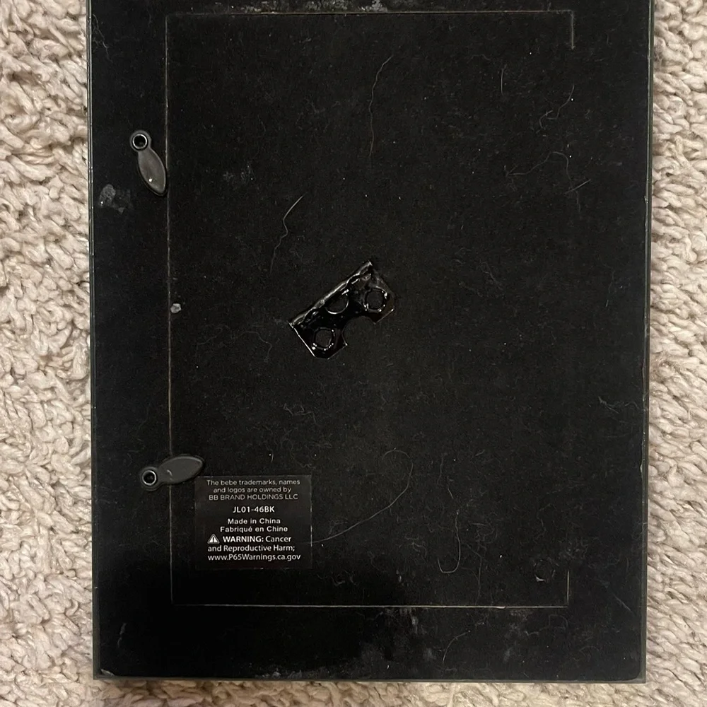 Bebe Girls Black Photo Frame